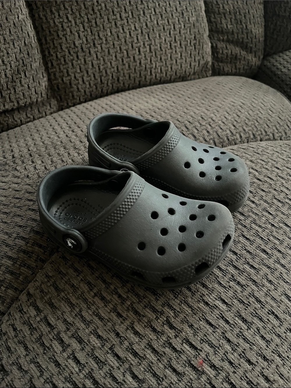 CROCS Kids Black Classic Clog Sandals